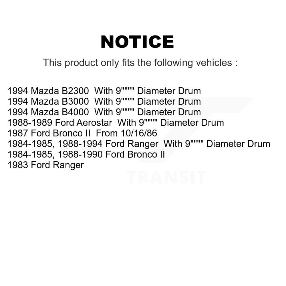 Transit Auto - KTN-100050 - Front and Rear Disc Brake Pad Kits image 19