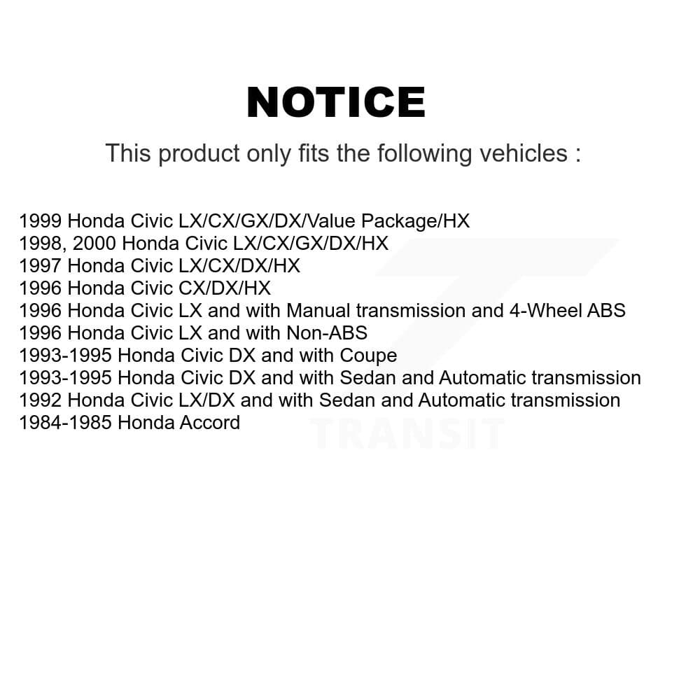Transit Auto - KTN-100053 - Front and Rear Disc Brake Pad Kits image 19