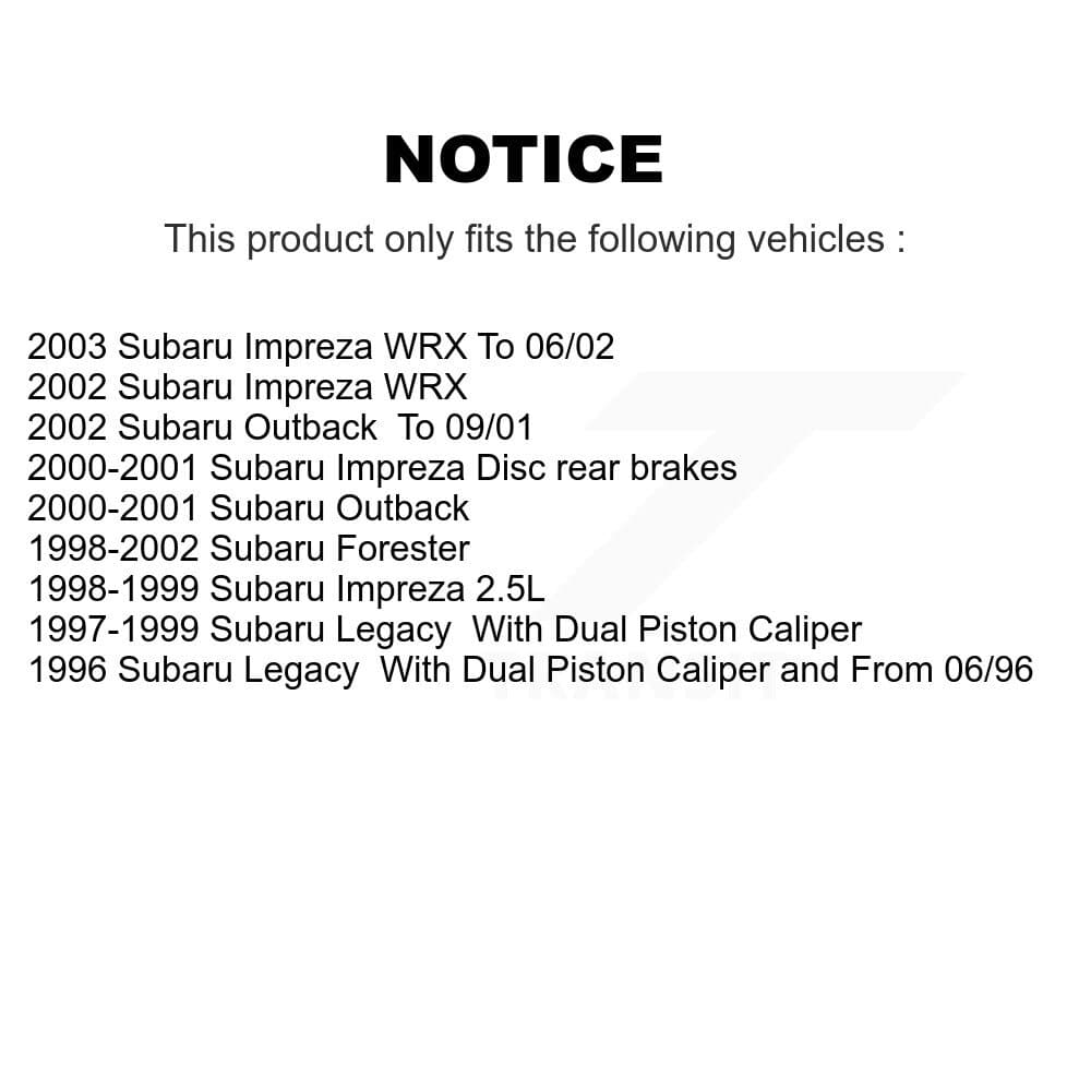 Transit Auto - KTN-100137 - Front and Rear Disc Brake Pad Kits image 19