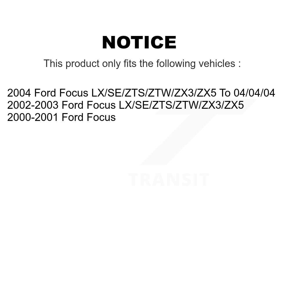 Transit Auto - KTN-100152 - Front and Rear Disc Brake Pad Kits image 19