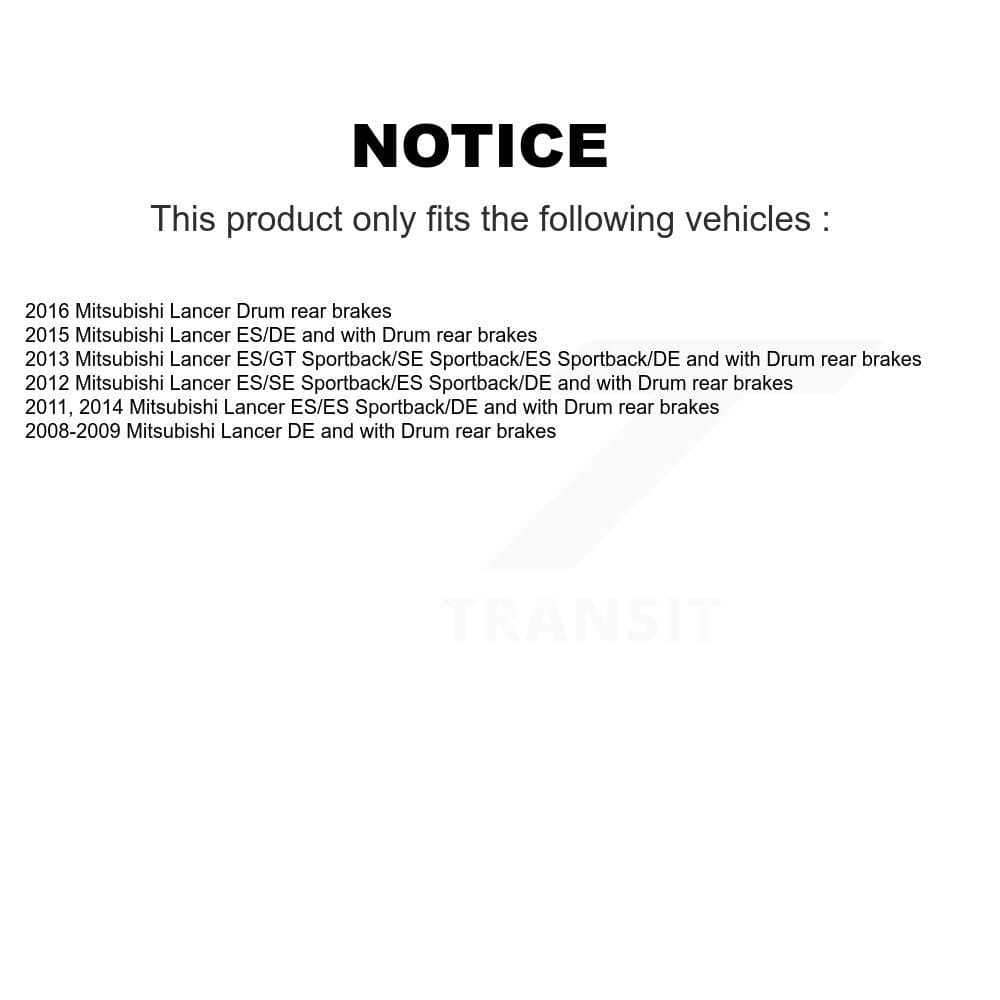 Transit Auto - KTN-100185 - Front and Rear Disc Brake Pad Kits image 19