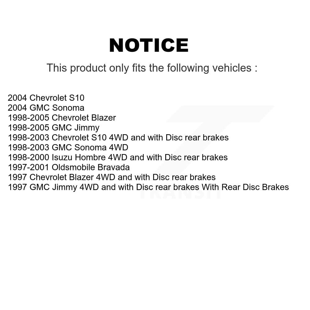 Transit Auto - KTN-100581 - Front and Rear Disc Brake Pad Kits image 19