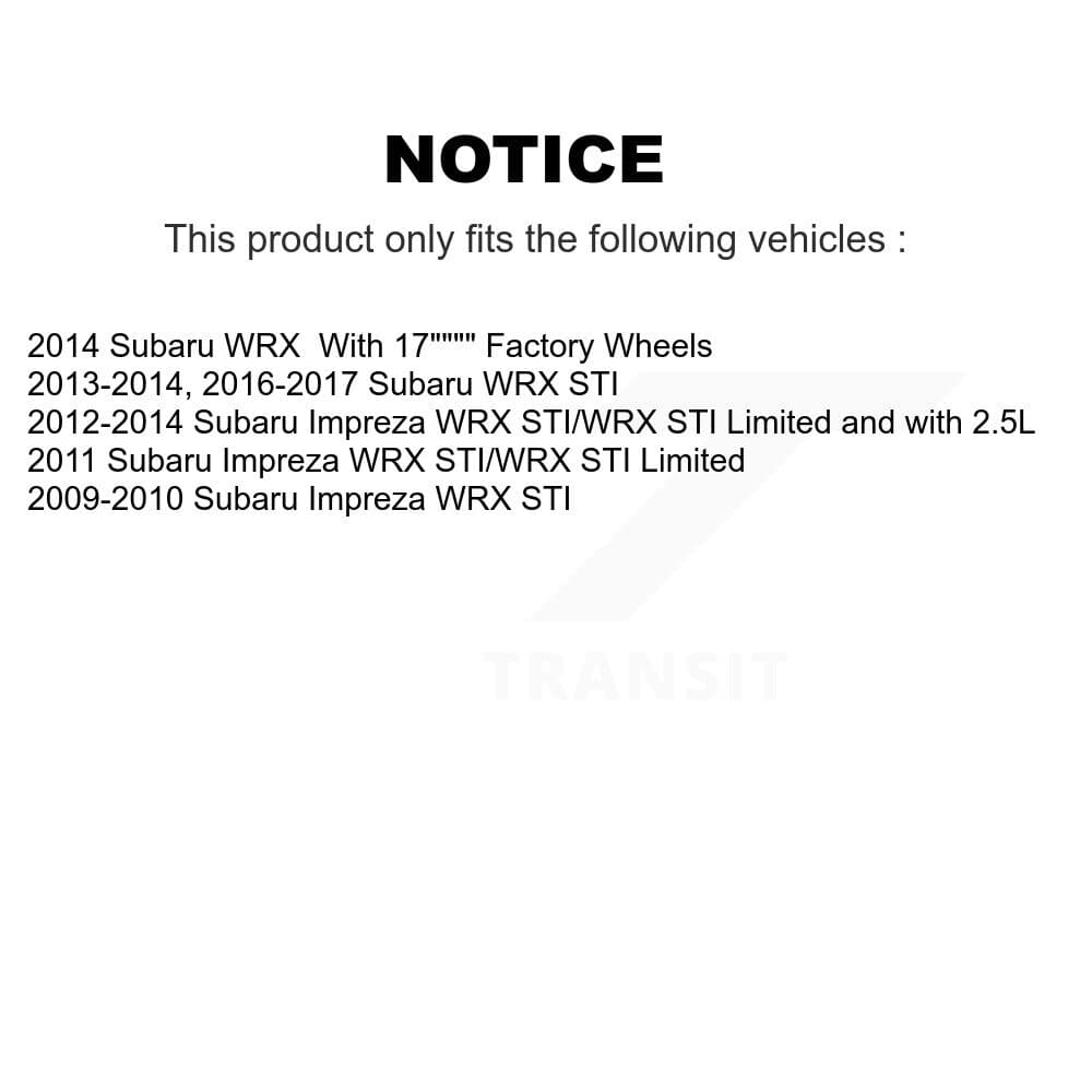 Transit Auto - KTN-100586 - Front and Rear Disc Brake Pad Kits image 19