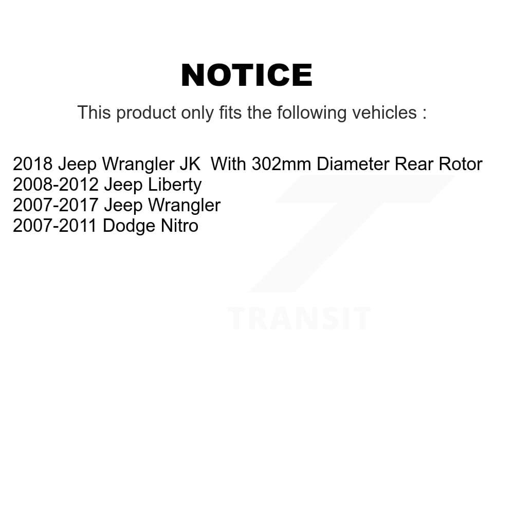 Transit Auto - KTN-100599 - Front and Rear Disc Brake Pad Kits image 19