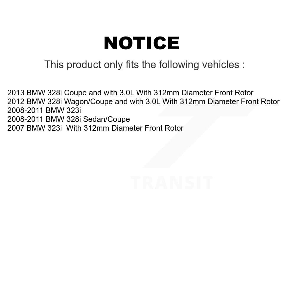 Transit Auto - KTN-100666 - Front and Rear Disc Brake Pad Kits image 19