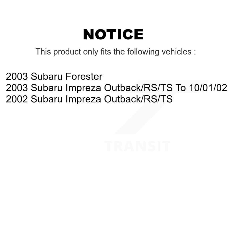 Transit Auto - KTN-100752 - Front and Rear Disc Brake Pad Kits image 19