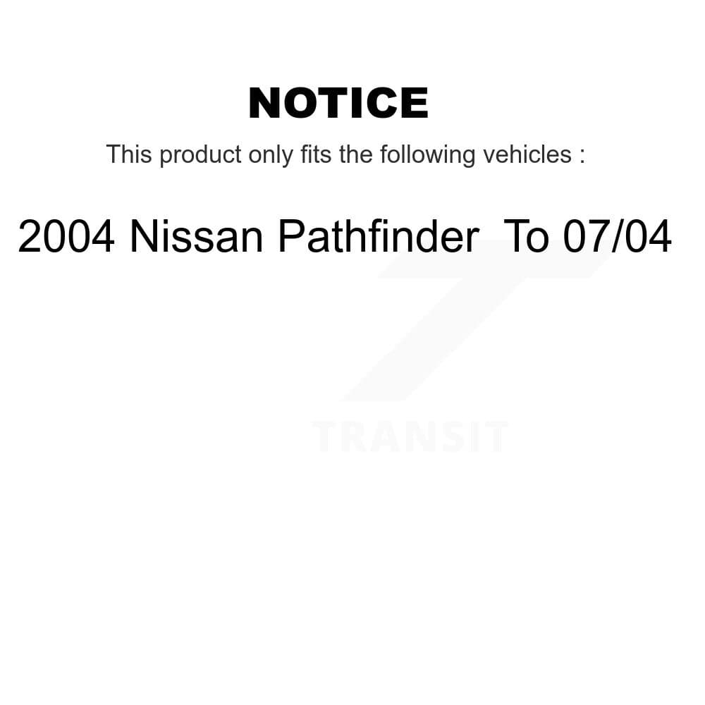 Transit Auto - KTN-100801 - Front and Rear Disc Brake Pad Kits image 19
