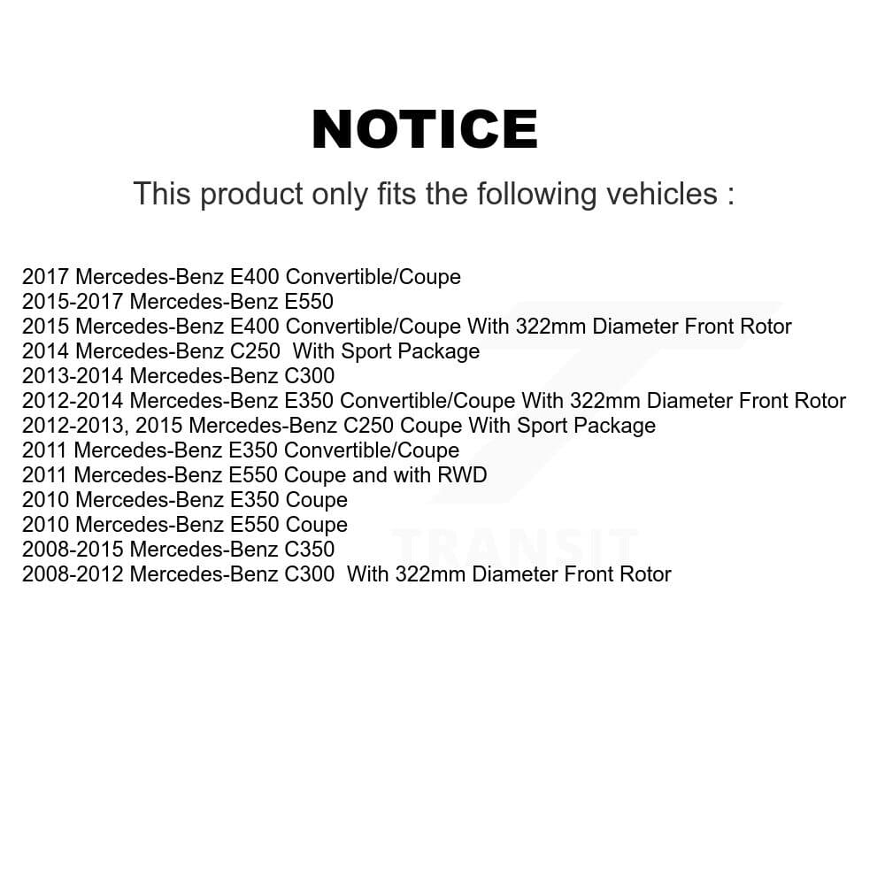 Transit Auto - KTN-101008 - Front and Rear Disc Brake Pad Kits image 19