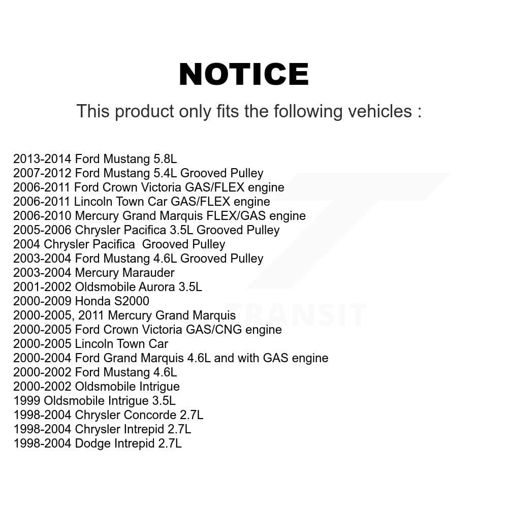 Kobra - KTP-89051 - Grooved Pulley Accessory Drive Belt Idler Pulley image 2