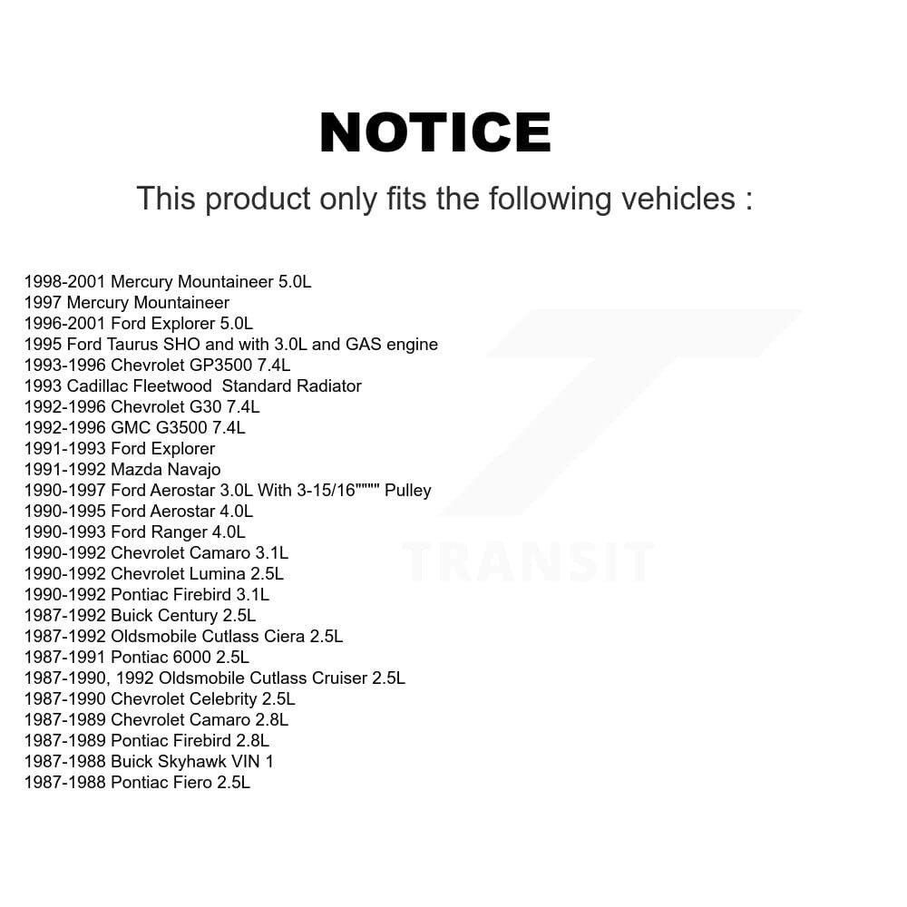 Kobra - KTP-89055 - Accessory Drive Belt Tensioner Pulley image 2