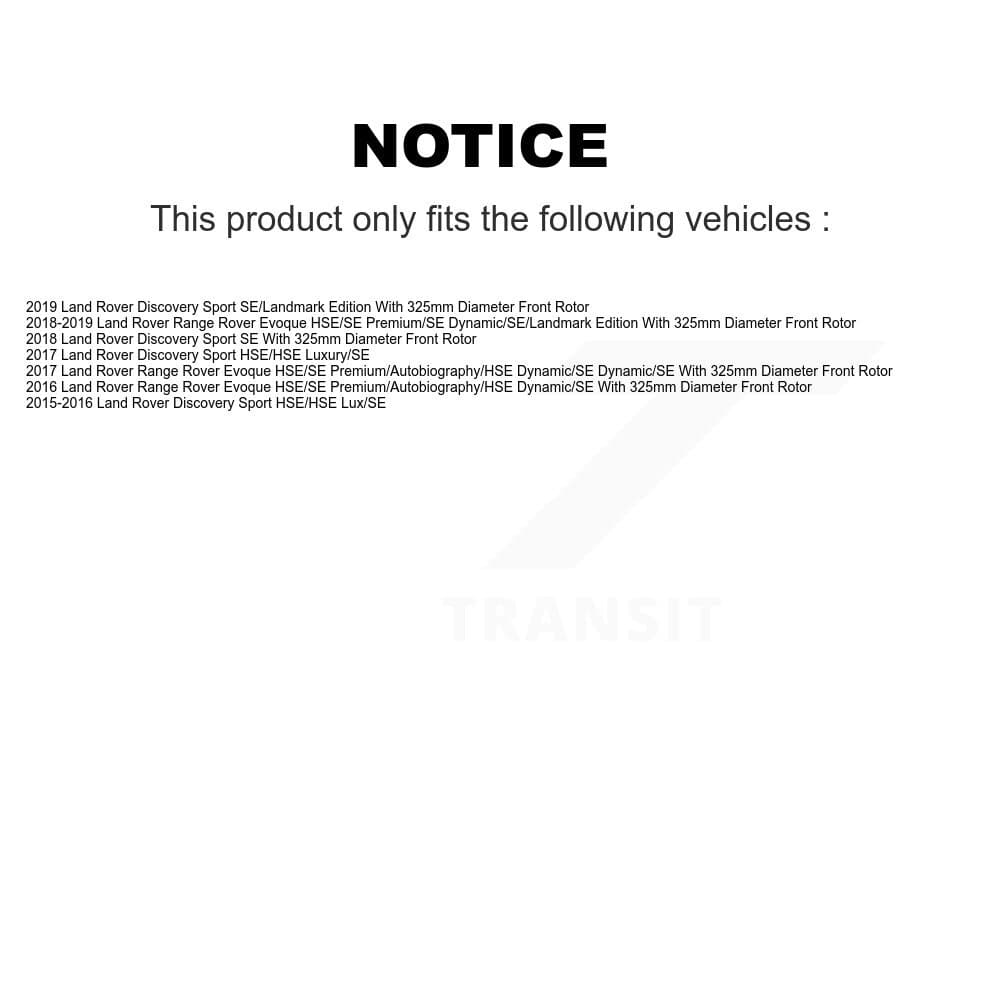 TEC - KTW-100218 - Front Disc Brake Pad Kits image 15