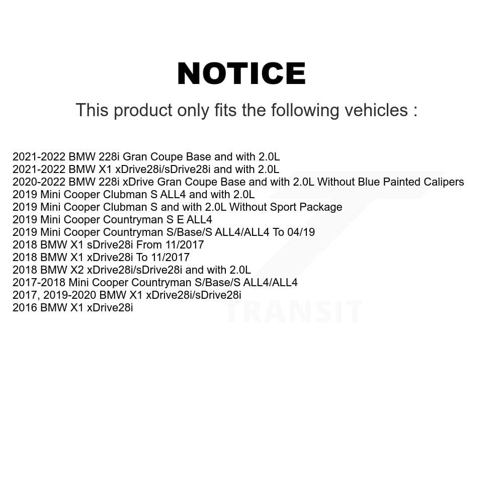 TEC - KTW-100279 - Front and Rear Disc Brake Pad Kits image 15
