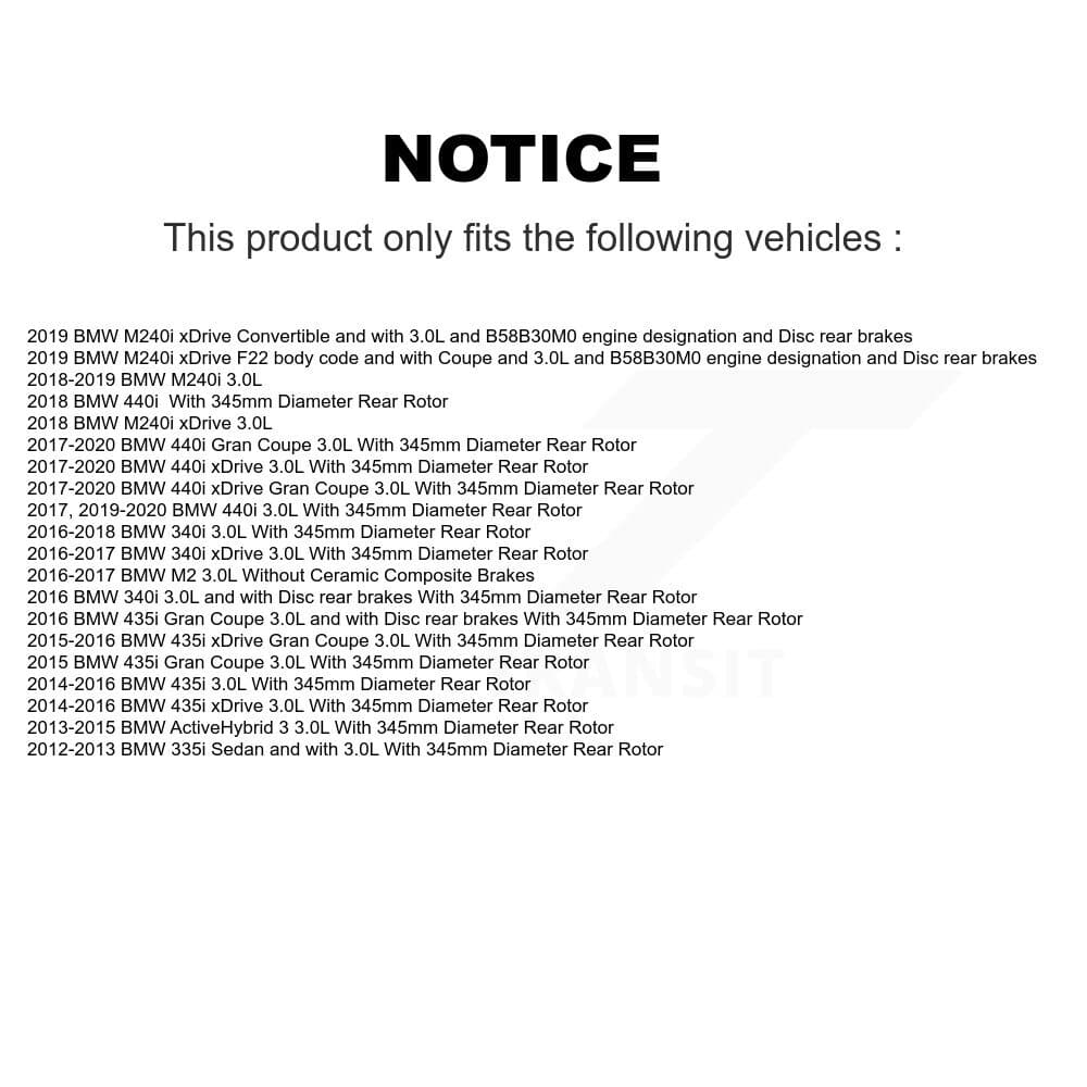 TEC - KTW-100284 - Front and Rear Disc Brake Pad Kits image 15