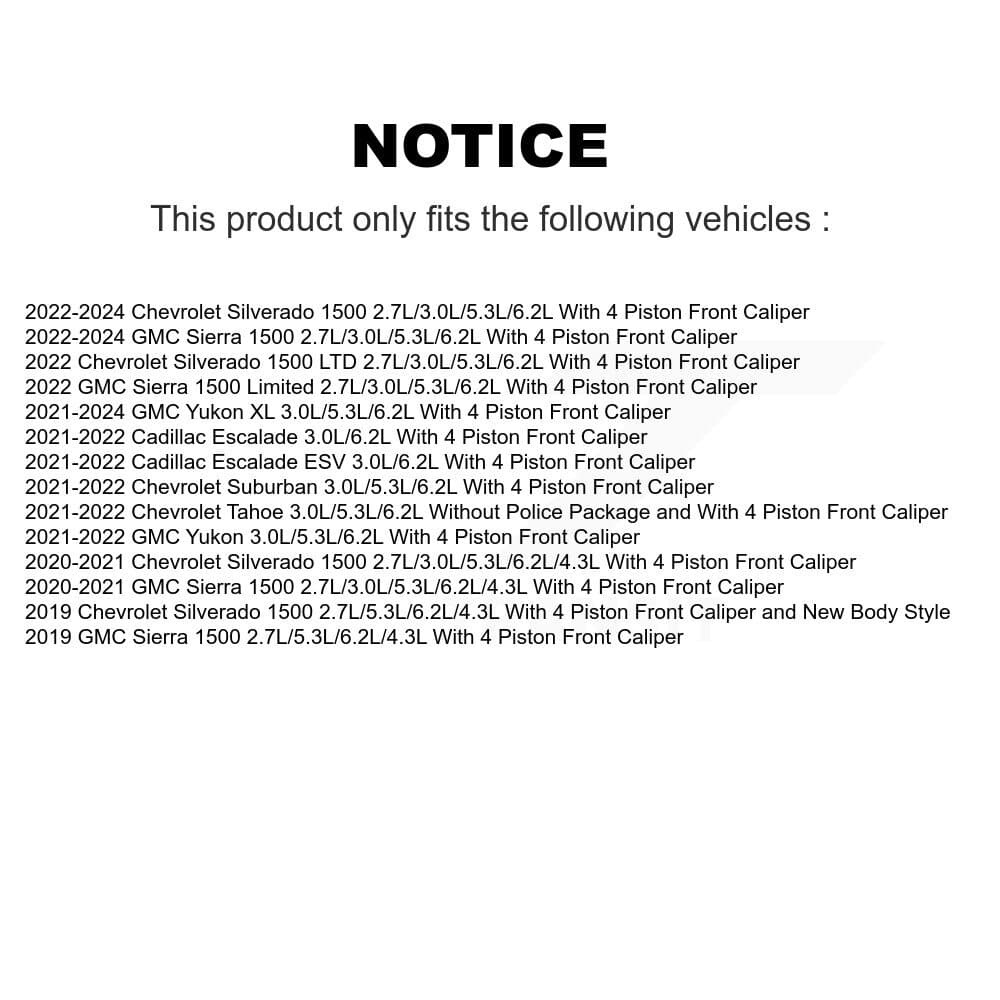 TEC - KTW-100385 - Front and Rear Disc Brake Pad Kits image 15