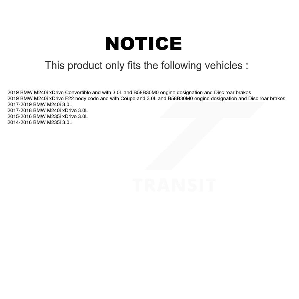 TEC - KTW-100746 - Front and Rear Disc Brake Pad Kits image 19