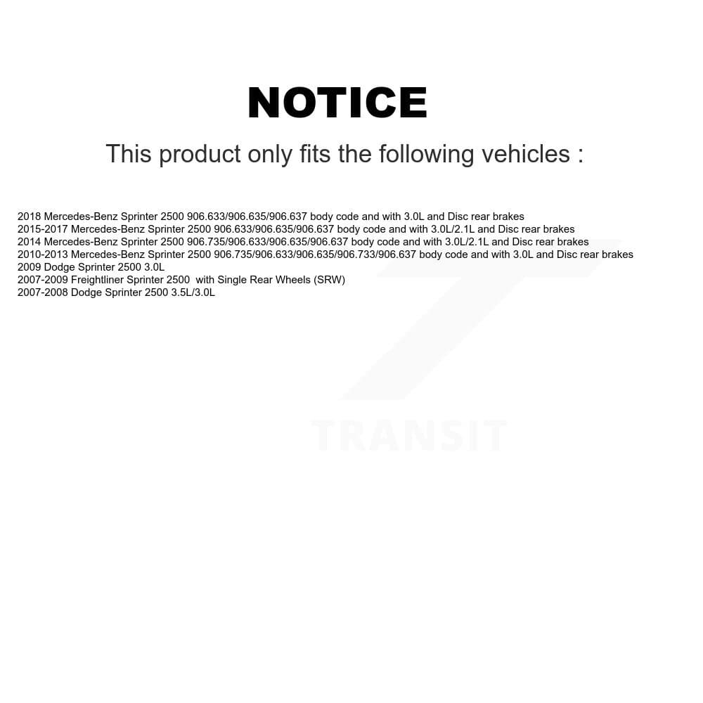 TEC - KTW-100763 - Front and Rear Disc Brake Pad Kits image 19