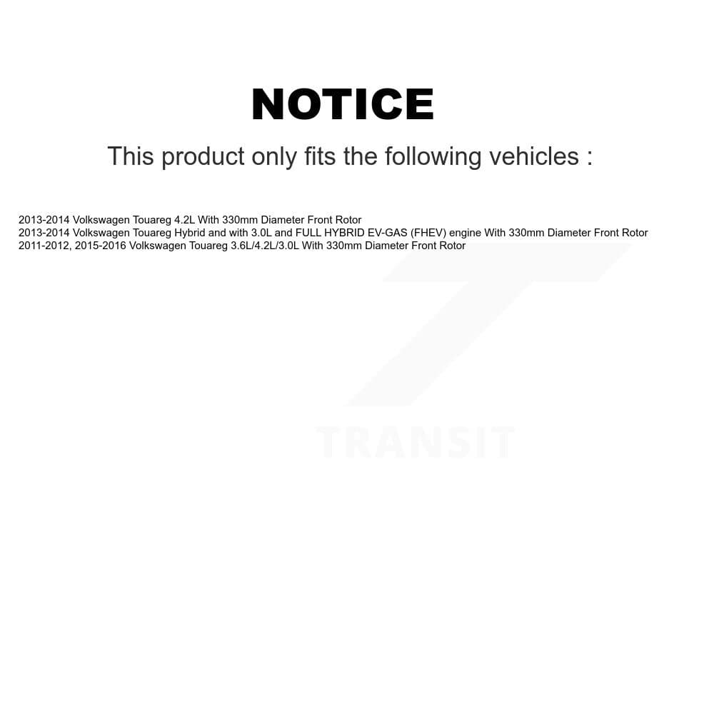 TEC - KTW-101001 - Front Disc Brake Pad Kits image 15