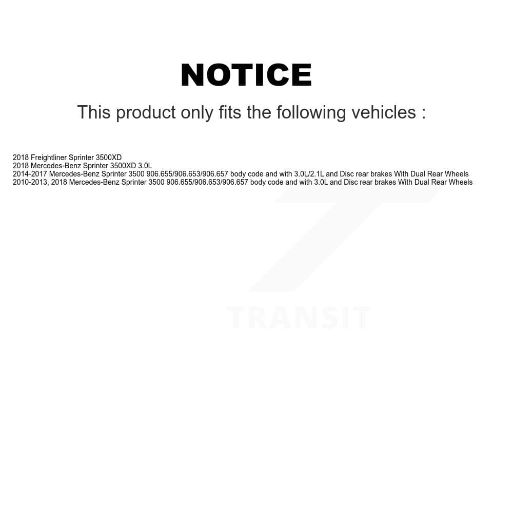 TEC - KTW-101139 - Rear Disc Brake Pad Kits image 15