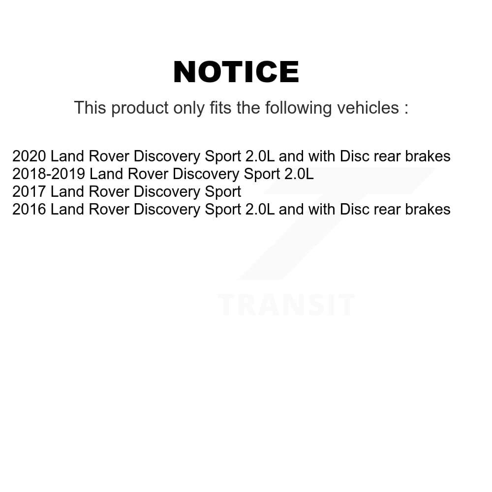 TEC - KTW-101213 - Rear Disc Brake Pad Kits image 15
