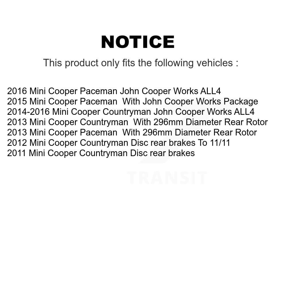 TEC - KTW-101239 - Rear Disc Brake Pad Kits image 15