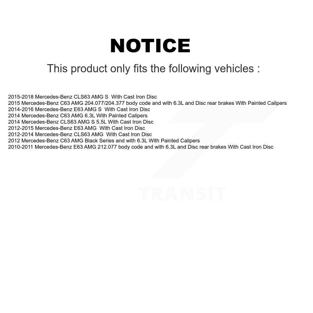 TEC - KTW-101302 - Rear Disc Brake Pad Kits image 15