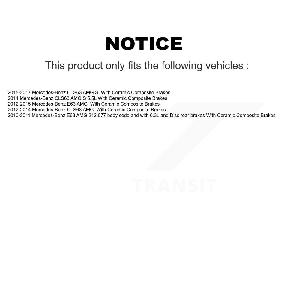 TEC - KTW-101303 - Rear Disc Brake Pad Kits image 15