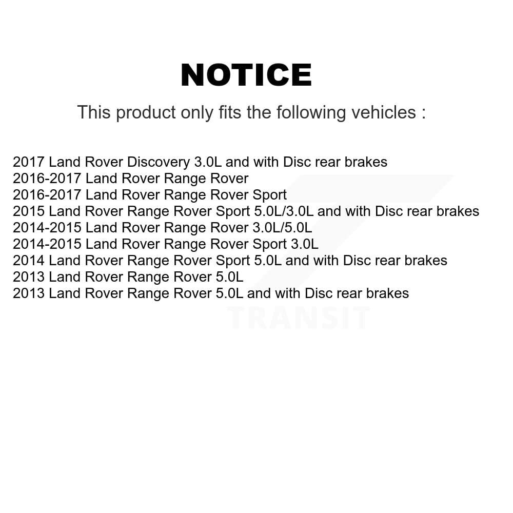 TEC - KTW-101312 - Rear Disc Brake Pad Kits image 15