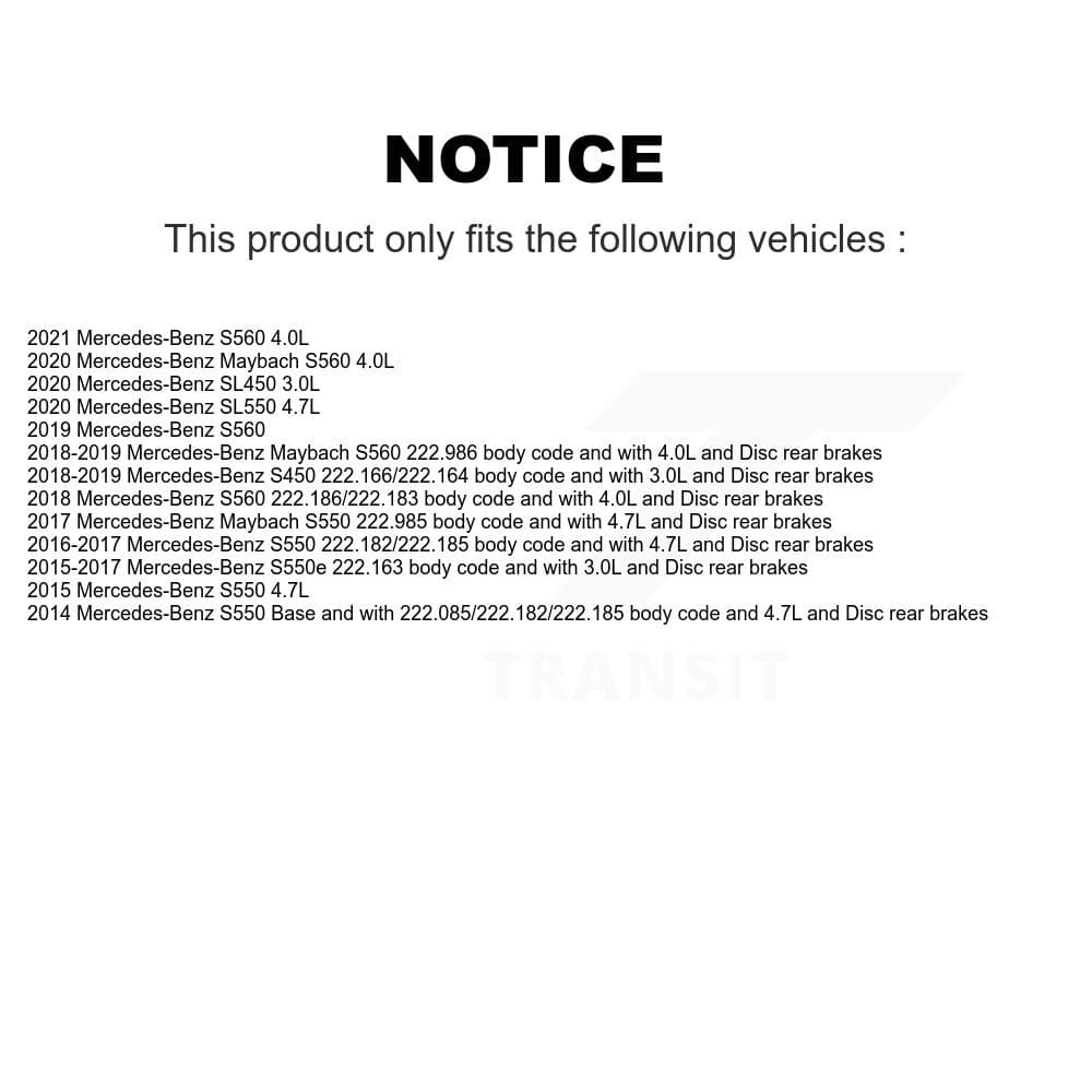 TEC - KTW-101347 - Rear Disc Brake Pad Kits image 15