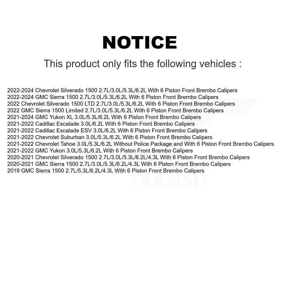 TEC - KTW-101616 - Front and Rear Disc Brake Pad Kits image 15