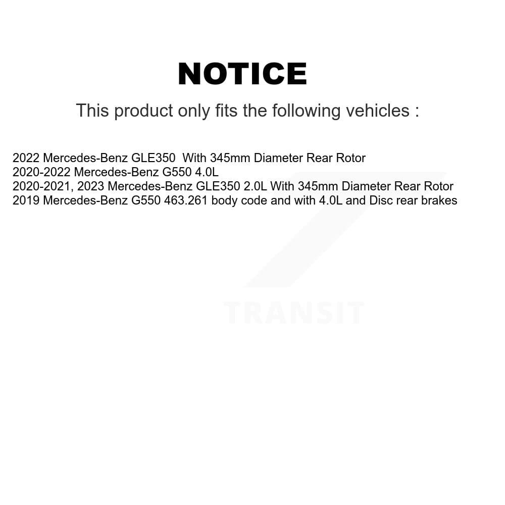 TEC - KTW-101636 - Front and Rear Disc Brake Pad Kits image 15
