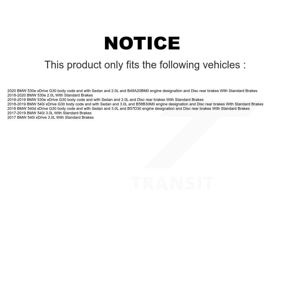 TEC - KTW-101657 - Front and Rear Disc Brake Pad Kits image 15