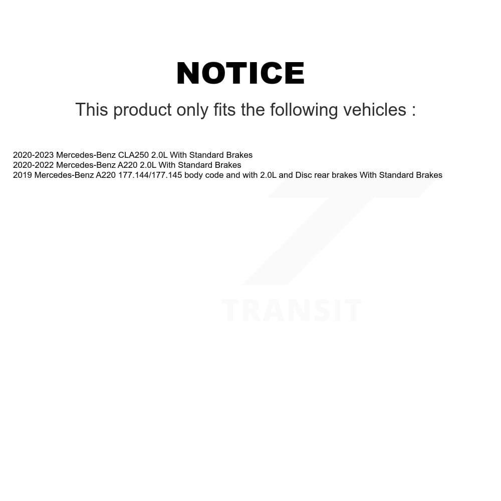 TEC - KTW-101696 - Front Disc Brake Pad Kits image 15