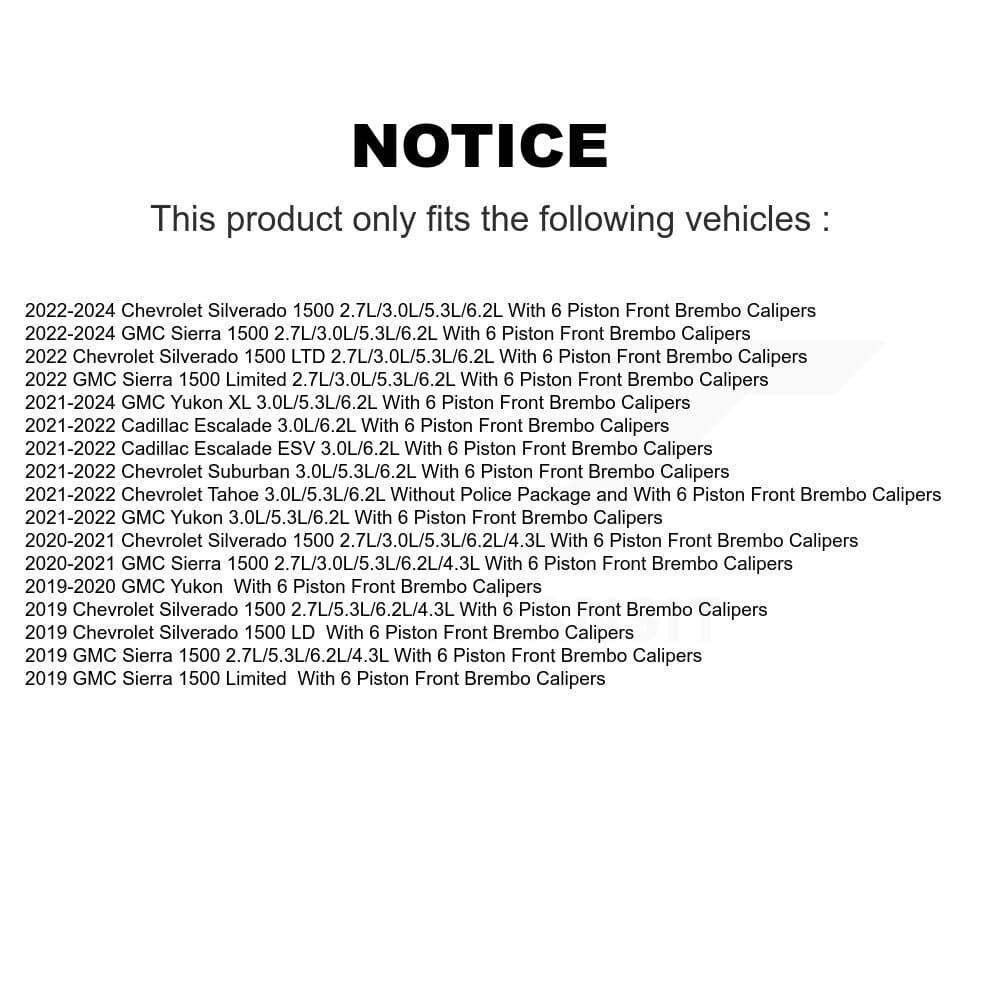 TEC - KTW-101706 - Front Disc Brake Pad Kits image 15