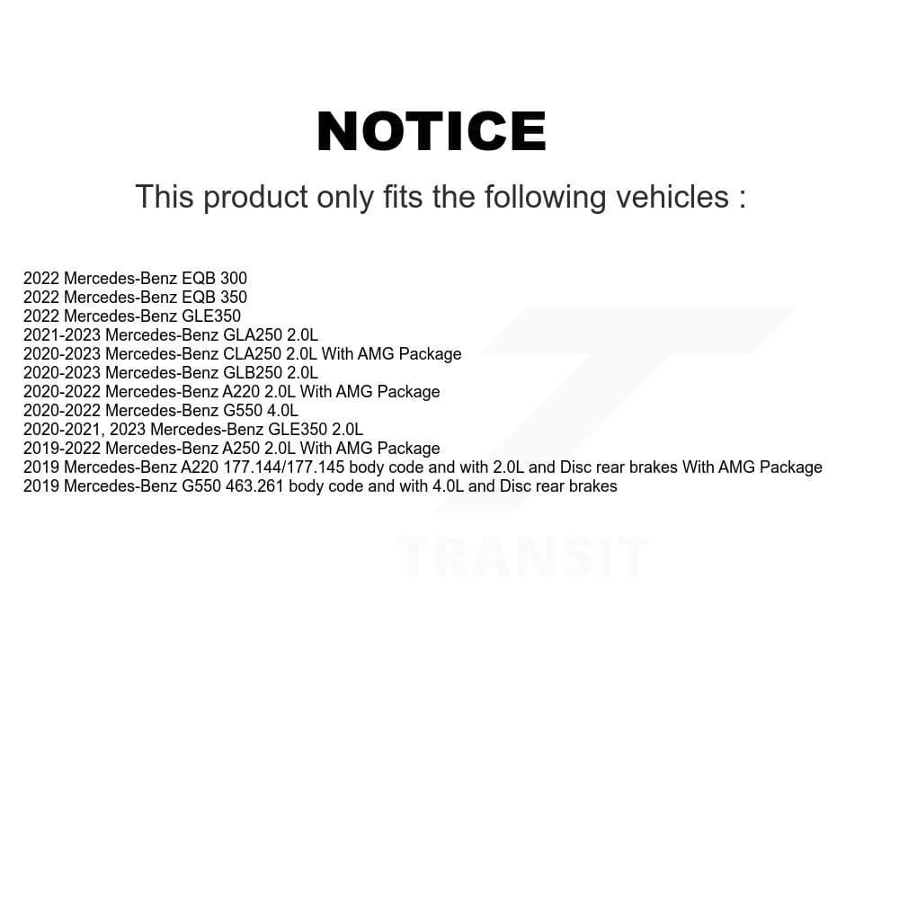 TEC - KTW-101709 - Front Disc Brake Pad Kits image 15