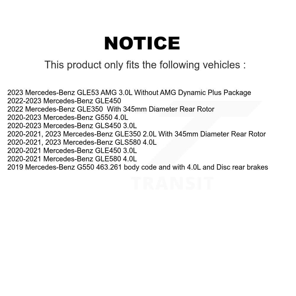 TEC - KTW-101748 - Rear Disc Brake Pad Kits image 15