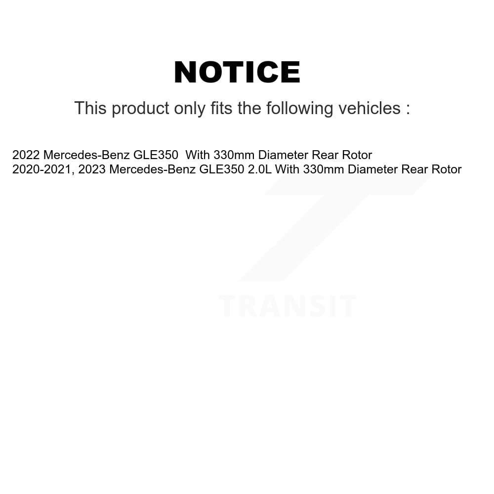 TEC - KTW-101750 - Rear Disc Brake Pad Kits image 15
