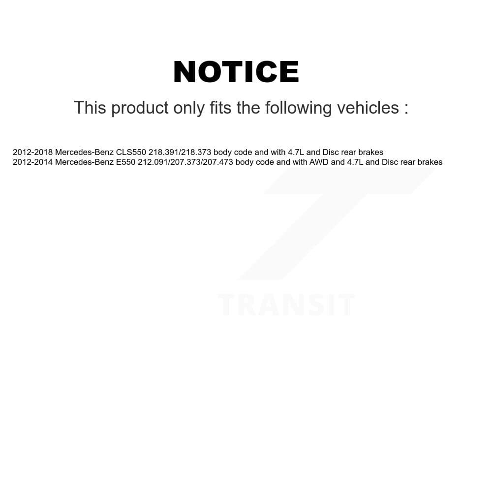 TEC - KTW-101815 - Front and Rear Disc Brake Pad Kits image 19