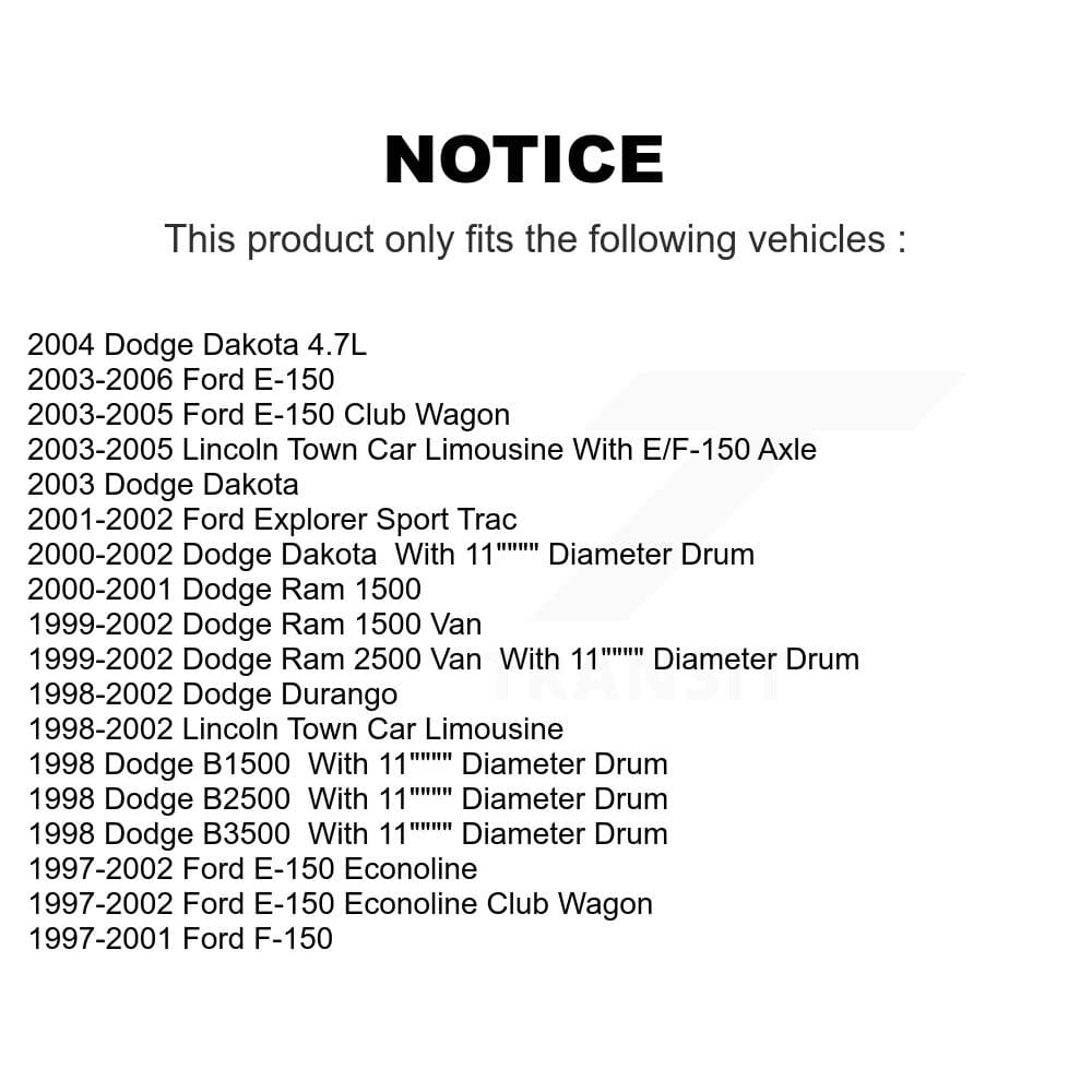 Top Quality - NB-723B - Rear Drum Brake Shoe image 8
