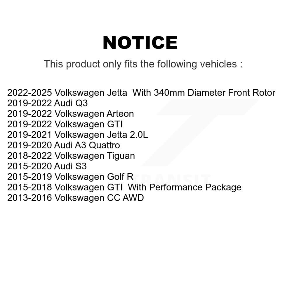AmeriBRAKES - NWF-PRC1633A - Front Disc Brake Pad image 8