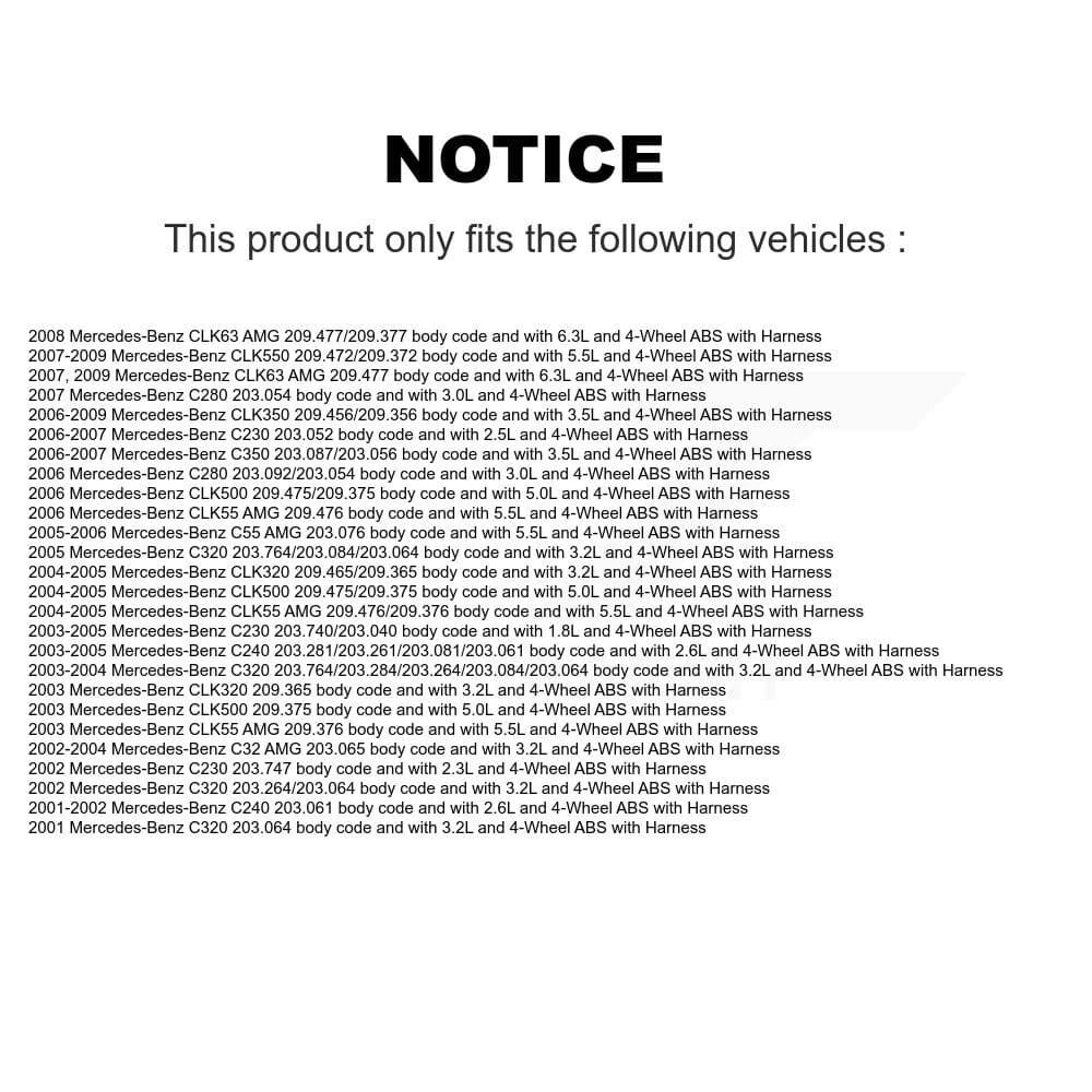 Mpulse - SEN-2ABS0052 - Rear Right ABS Wheel Speed Sensor image 2