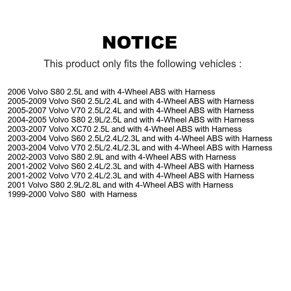 Mpulse - SEN-2ABS0067 - Rear Left ABS Wheel Speed Sensor image 2