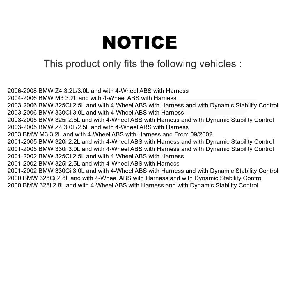 Mpulse - SEN-2ABS0077 - Front Right ABS Wheel Speed Sensor image 2
