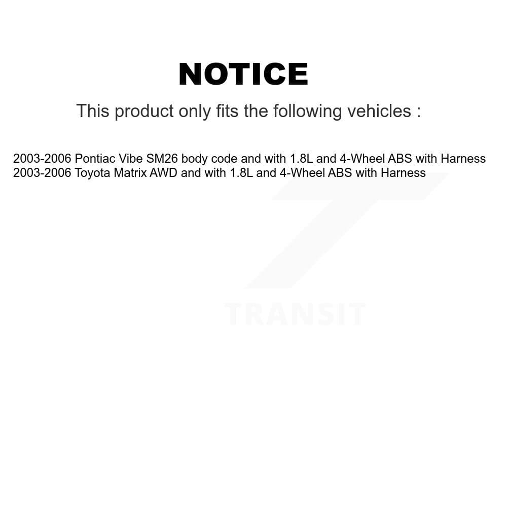 Mpulse - SEN-2ABS0242 - Rear Right ABS Wheel Speed Sensor image 2