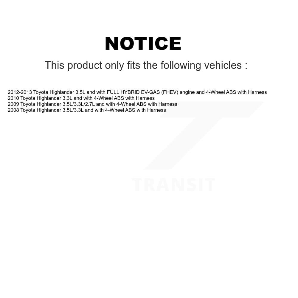 Mpulse - SEN-2ABS0301 - Front Left ABS Wheel Speed Sensor image 2