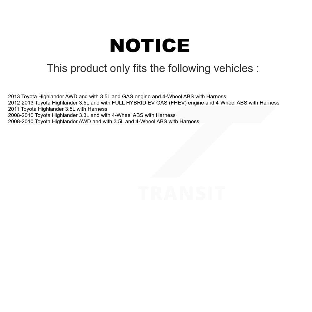 Mpulse - SEN-2ABS0315 - Rear Left ABS Wheel Speed Sensor image 2