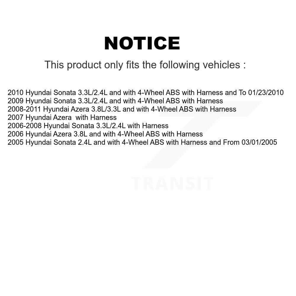 Mpulse - SEN-2ABS0364 - Front Left ABS Wheel Speed Sensor image 2