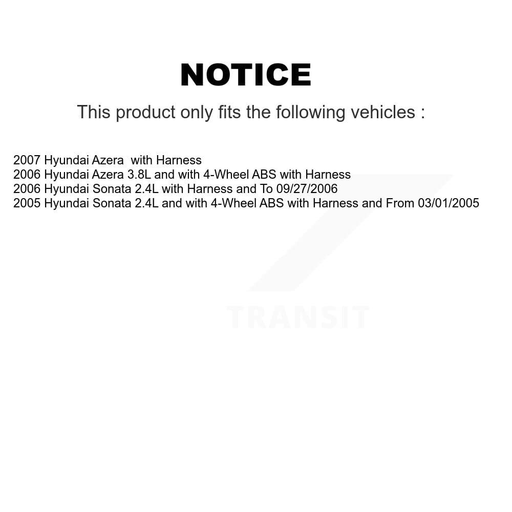 Mpulse - SEN-2ABS0371 - Rear Left ABS Wheel Speed Sensor image 2