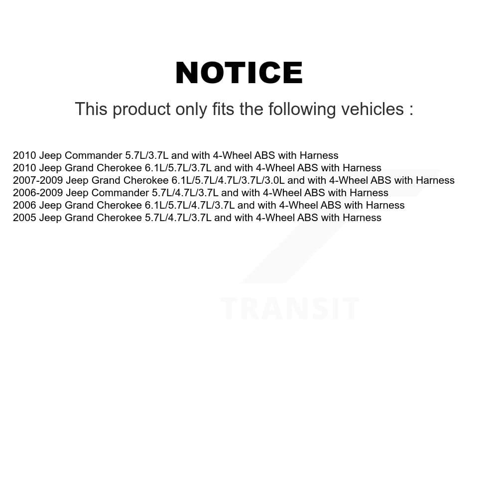 Mpulse - SEN-2ABS0468 - Rear ABS Wheel Speed Sensor image 2