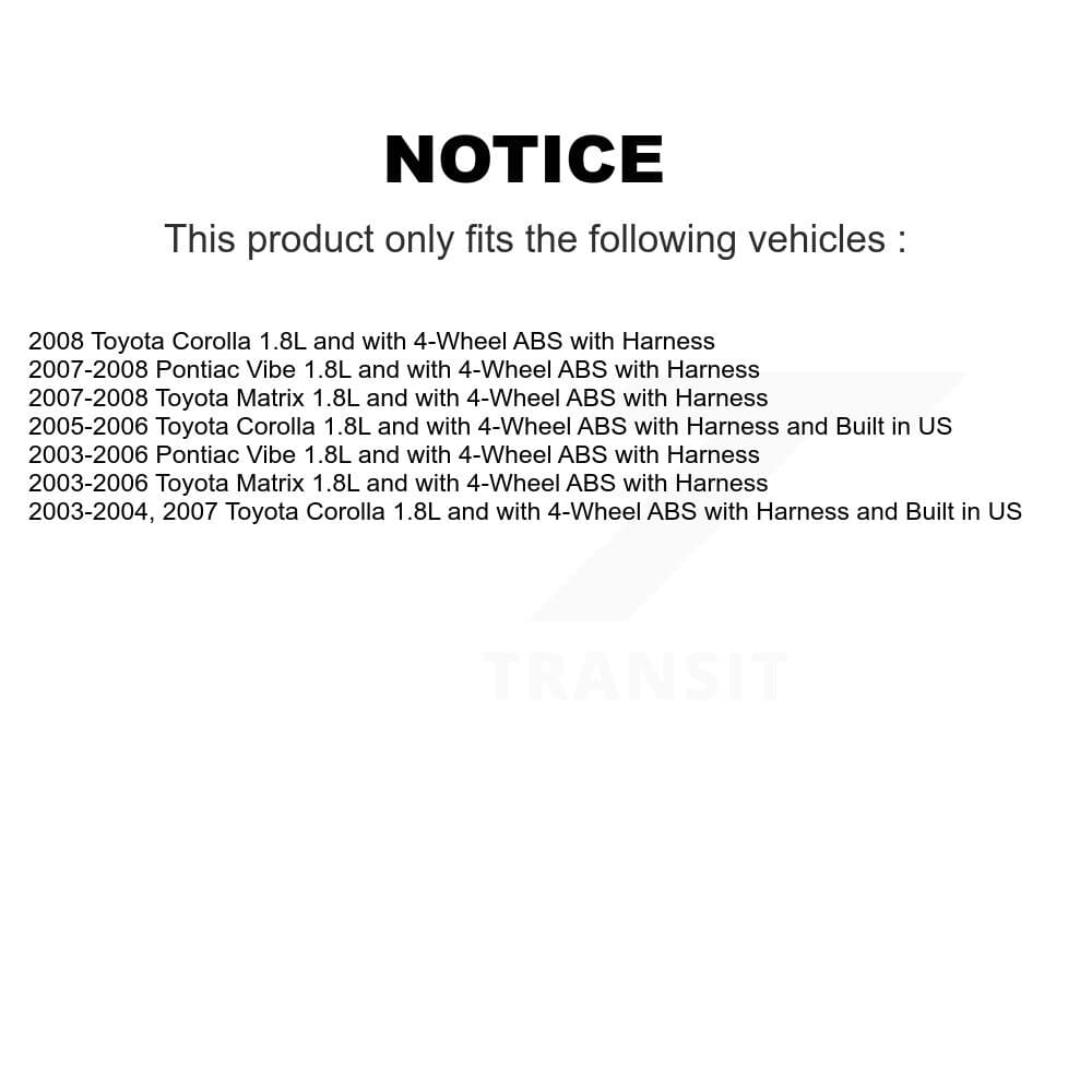 Mpulse - SEN-2ABS0510 - Front Left ABS Wheel Speed Sensor image 2