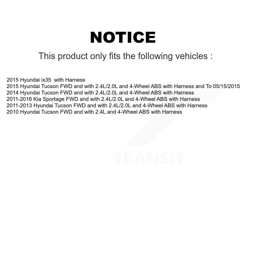 Mpulse - SEN-2ABS0580 - Rear Right ABS Wheel Speed Sensor image 2